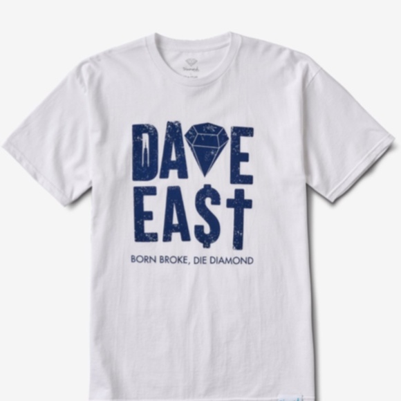 Diamond Supply X Dave East  Limited Tee (NEW) - Picture 1 of 6
